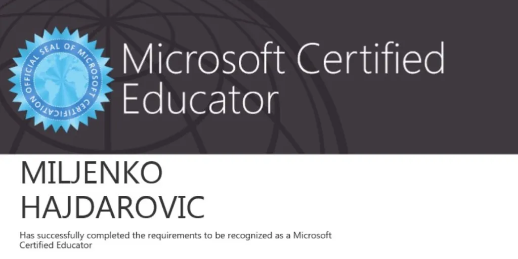 Microsoft Certified Educator